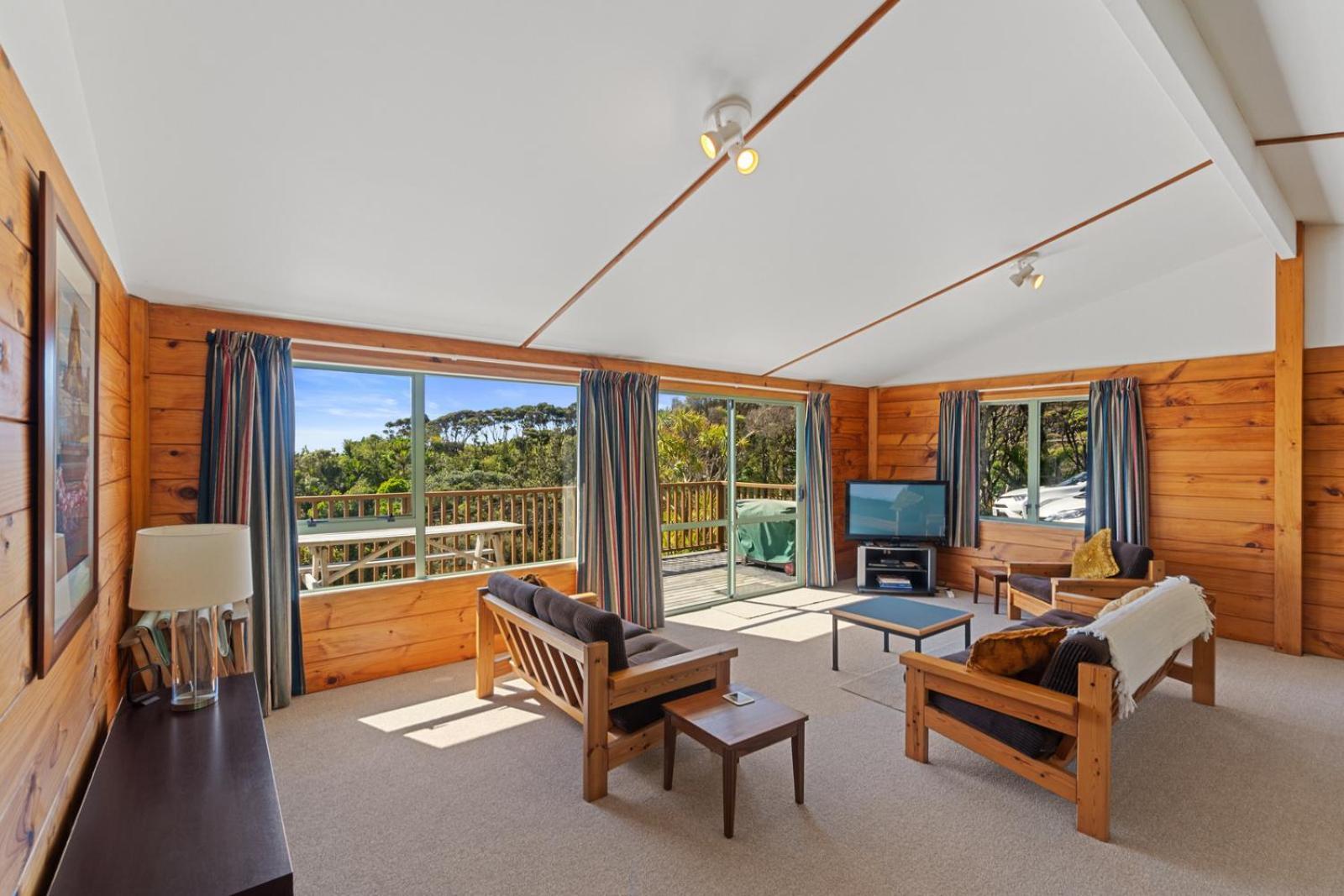 Seaview, Sun And Surf - Piha Holiday Home Exteriér fotografie